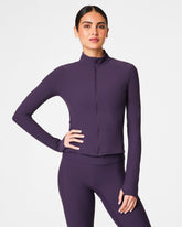 SPANXsmoothâ„¢ OnForm Full Zip Jacket | Aubergine